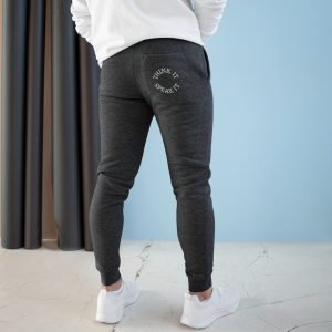 Think It Speak It – Premium Fleece Joggers (silver text)