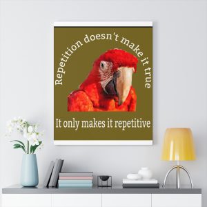 Repetition Doesn’t Make It True Poster