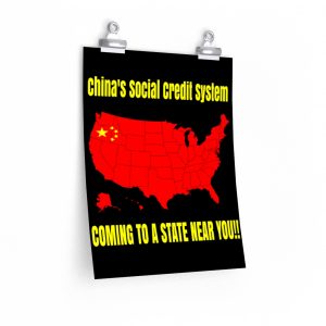 USA – China Social Credit System Poster – need to change resolution