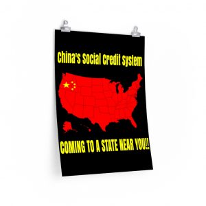 USA – China Social Credit System Poster – need to change resolution